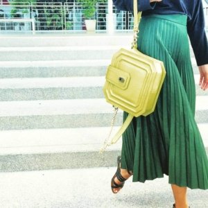 sac vert bandoulière