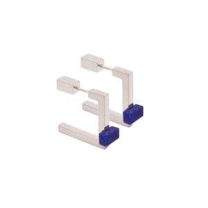boucles d'oreilles argent lapis lazuli