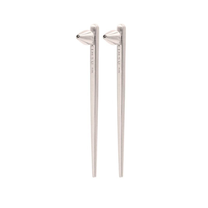 boucles d'oreilles argent pendantes