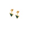 sous lobe boucles d'oreilles or