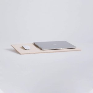 support pour ordinateur portable en bois