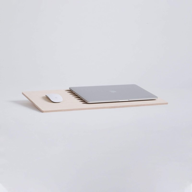 support pour ordinateur portable en bois