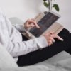 support de tablette pour le lit en bois