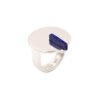 bague argent lapis lazuli