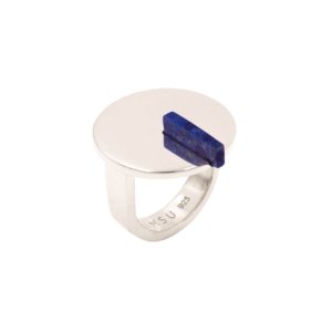 bague argent lapis lazuli