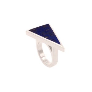 bague argent lapis lazuli