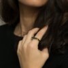 bague carrée femme marque Kimsu
