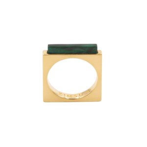 bague carrée or