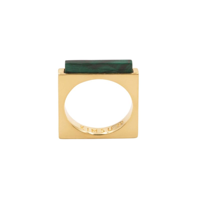 bague carrée or