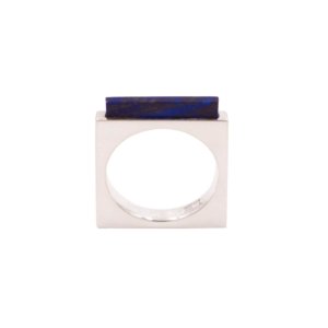 bague lapis lazuli argent