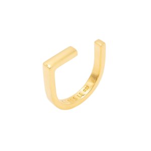 bague minimaliste or