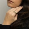 bague or carrée