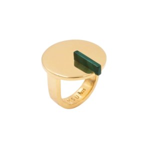 bague or malachite