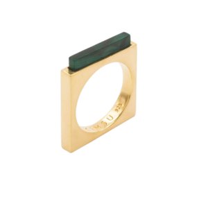 bague or malachite