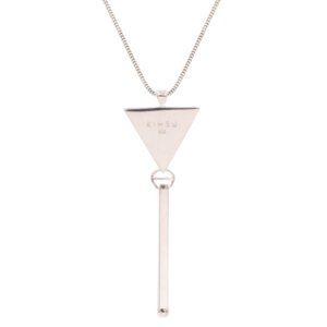 collier triangle argent marque Kimsu