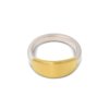 bague anneau femme en argent plaqué or