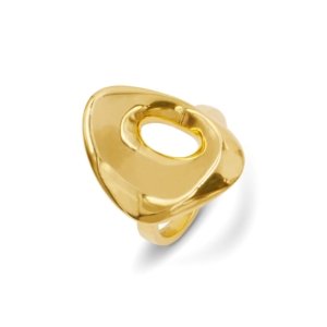 bague argent plaqué or