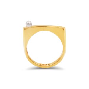 bague or perle