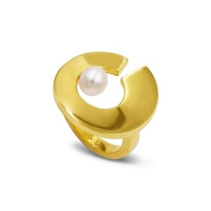 bague or perle 
