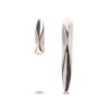 boucles d'oreilles asymétriques argent