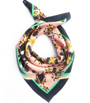Foulard en soie Toucan Birman