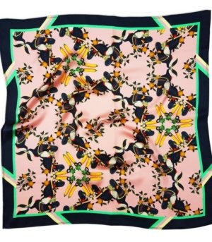 Foulard en soie Toucan Birman