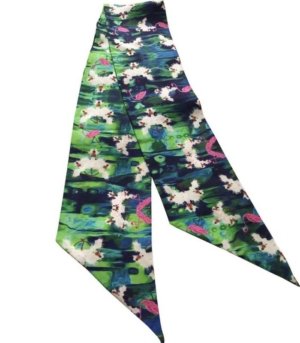 Foulard en twill de soie FLAMINGOS
