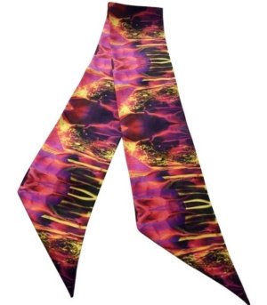Foulard en twill de soie PINK