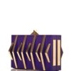 Pochette JUDD T Bleu Cobalt  et Turquoise