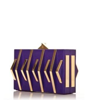 Pochette JUDD T Bleu Cobalt  et Turquoise