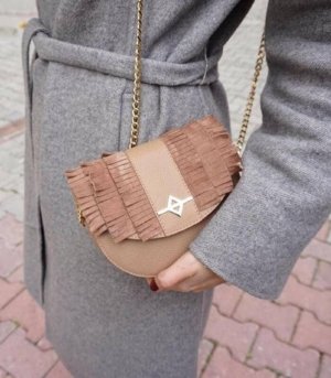 Sac bandoulière LUNA Beige