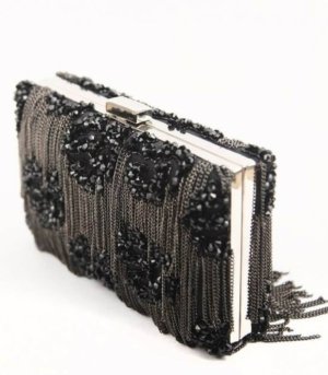 Fringed minaudière CHASCA