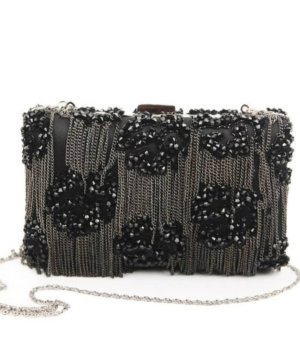 Fringed minaudière CHASCA