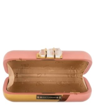 Minaudière PEACH & GOLD