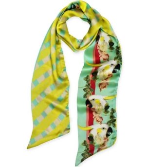 Echarpe Skinny PARROTS & ROSES