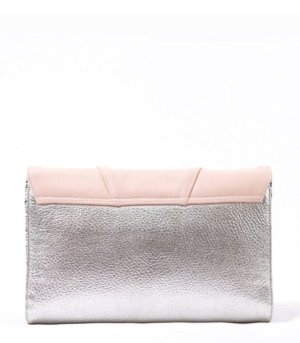 Grande Pochette Rose Pastel/Argent