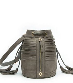 Sac seau ALFIE Daim gris
