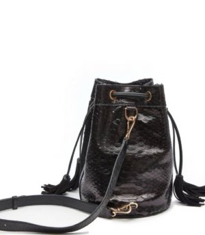Sac seau ALFIE Serpent noir