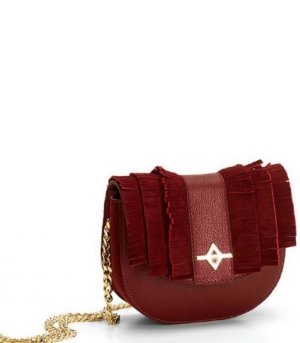 Sac bandoulière LUNA Bordeaux