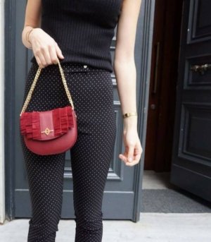 Sac bandoulière LUNA Bordeaux