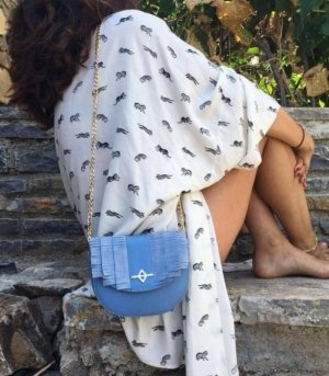 Sac bandoulière LUNA Baby blue