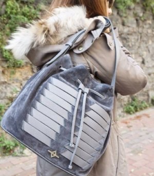 Sac seau MUNI Daim Gris