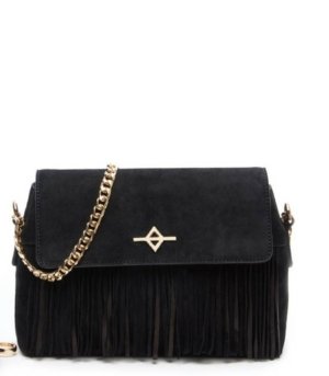 Sac bandoulière DRITA Daim Noir