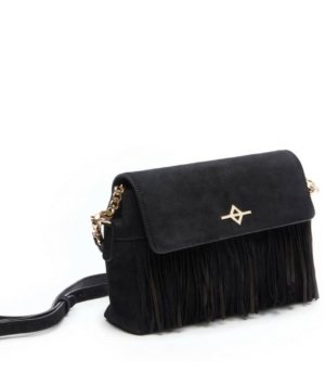 Sac bandoulière DRITA Daim Noir