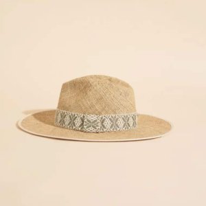 chapeau panama galon vert Maradji