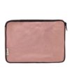 dos de pochette ordinateur rose poudré