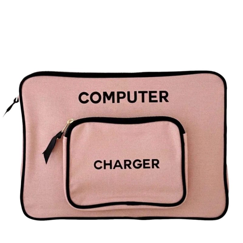 pochette ordinateur 13 pouces rose poudré