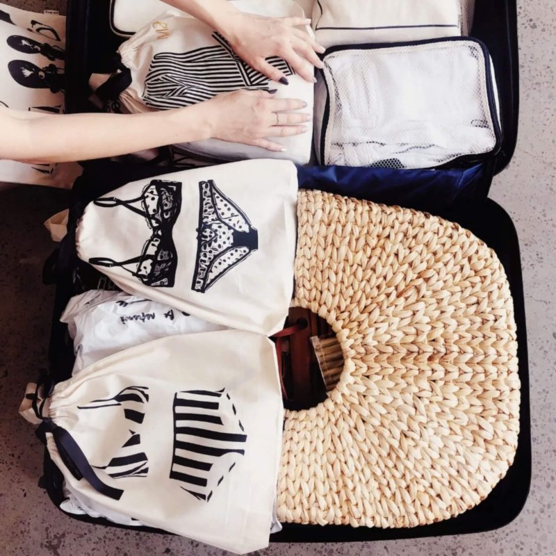 rangement lingerie pour voyage