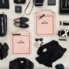 sac ç linge sale de voyage rose