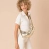 sac banane nicole disco doré Maradji